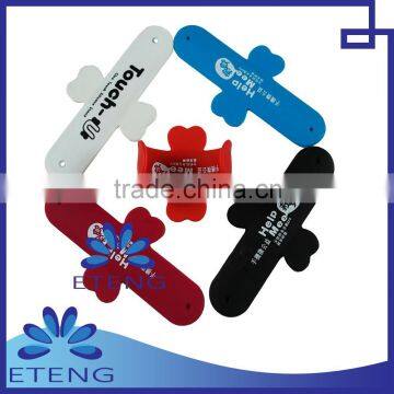 HOT Selling custom printed silicone slap mobile stand