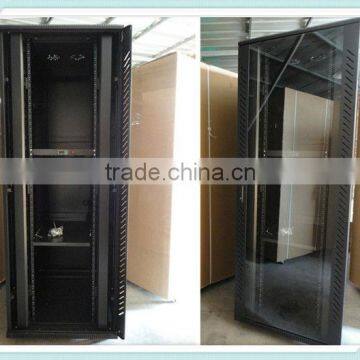 19" 800*1000*42-47U Server Rack with Tempered Glass Front Door