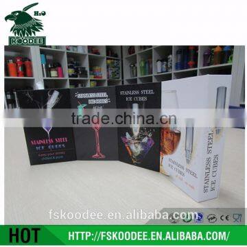 OEM Factory Made Stainless Steel Ice Cube With New Design Gift Box