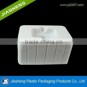 Dongguan high quality PS flocking plastic luxury fashion jewellery insert packaging tray