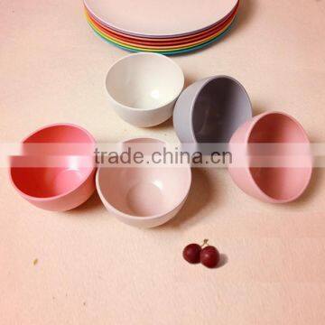 eco bamboo fiber food/soup/colorful bowl
