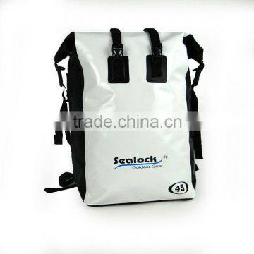 fashion white waterproof backpack,camping backpack