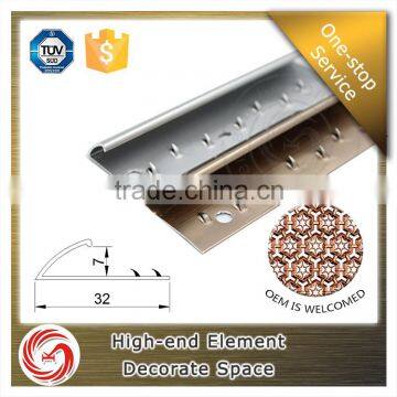 Superior/stable Carpet Transiton Strips Carpet Trim Aluminium Carpet Cover Strips photo-3