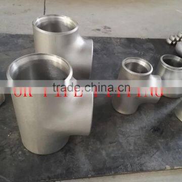 Monel 400 ASTM B366 Equal Tee Monel 400 ASTM B366 Reducing Tee