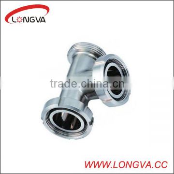 China manufacture stainless steel pipe fitting three way tee