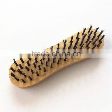 Economic scratch wire brush carbon steel with wood handle