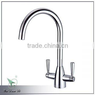Chrome dual handle portable kitchen sink faucet 5312