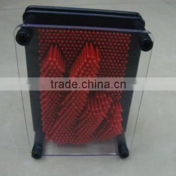 HPP203 3D Pin Art ( Red Plastic Pin),Plastic 3D Pin Art