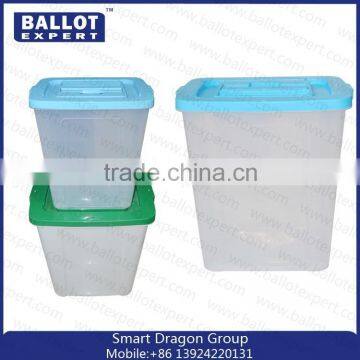 Rectangle Clear Acrylic Vote Box Whith Lock/ High Quality Rectangle Clear Acrylic Vote Box Whith Lock photo-3