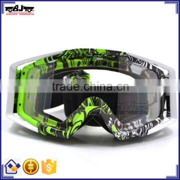 BJ-MG-020 New Arrival Soft Foam Adult Singer Clear Lens Sportbike Flexible Goggles