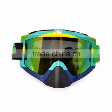BJ-MG-013A Manufacturer Adult Reflective Brazil Frame Custom Racing Goggles Motorcycle photo-4