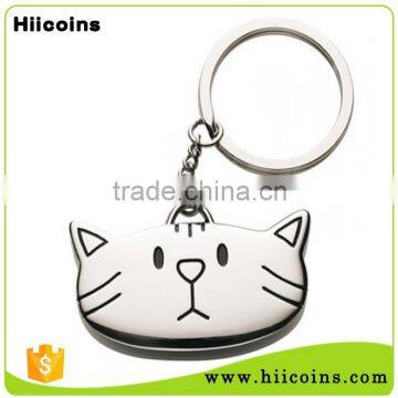 Promotional China Factory Metal Custom Cut Out Keychain