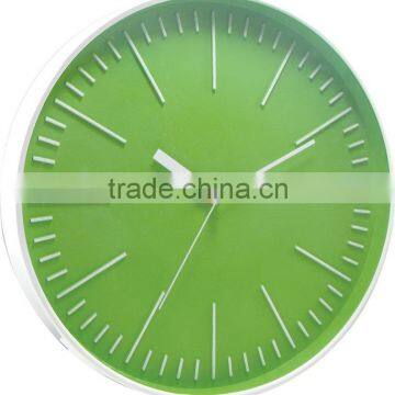 Simple Design Round Decorative Quartz Clock with Line Hour Markers