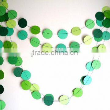 Paper Garland for party wedding decorations favors