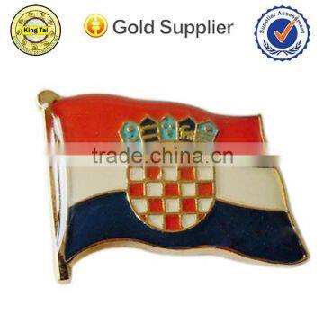 high quality cheap promotional brass custom metal uae badge for gift