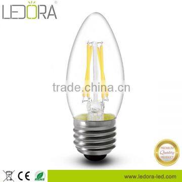 Replacement of 40w 60w led candelabra bulb e27 2700k dimmable