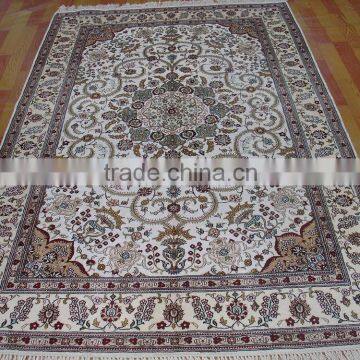 natural hand knotted silk rug handmade persian silk carpets for home hotel villa silk rug