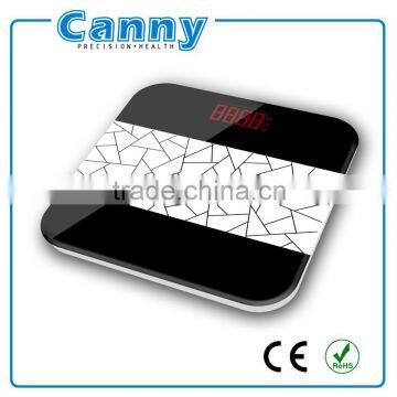 Canny Fashion design Electronic Digital Bathroom Body Weighing Scale dot matrix display (CB305)