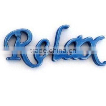 wood RELAX sign shelf sitter blue color word art                        
                                                Quality Choice