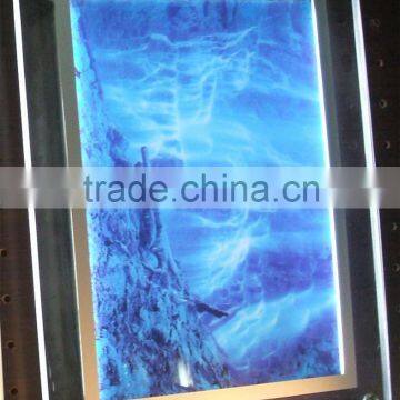 New Edgelight Super Slim Wall Mounted Screw Crystal Led Panel Light Box and Picture Display Billboard photo-2