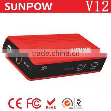 Sunpow jump starter power station for 12v vehicles