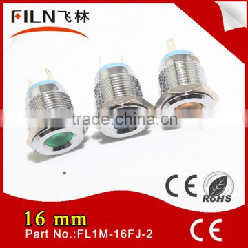 16mm diameter stainless steel waterproof led indicator light with 24v green led                        
                                                Quality Choice
                                                                    Supplier's Choic