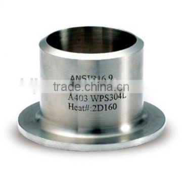 304 316Lstainless steel pipe welding stub end