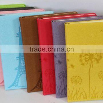 office stationery handamde pu leather notebook