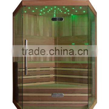 Harvia stove LED colorful ceiling Dry Sauna room