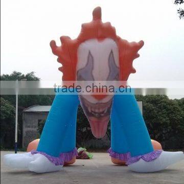 outdoor giant Custom shape advertising inflatable clown gate, inflatable clown cartoon for promotion