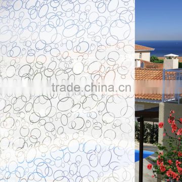 White Static Cling PET Window Film for window display