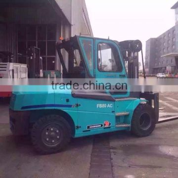 Goodsense 8 ton electric forklift trucks for sale with CE and CABIN best price