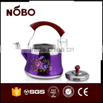 Sprayed decals water kettle with good quality