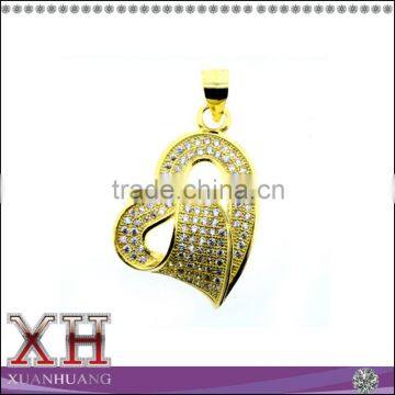 925 Sterling Silver Heart Pendant Wholesale