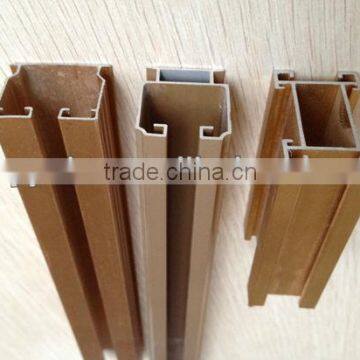 Anodized auminum extrusions of curtain track