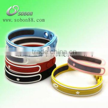 Colorful Power Germanium Titanium Anion Sports Energy Balance Friendship Bracelets