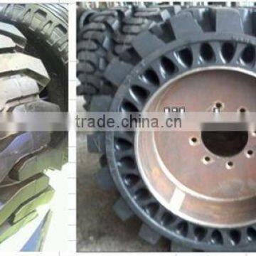 Belt hole Tire 33*6*11 Solid Skid-Steer for Bobcat