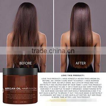 Deep moisturizing argan oil hair mask for deep care