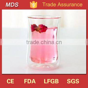 Manufacturing borosilicate double wall household glass cup