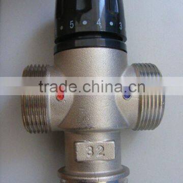 304 stainless steel 1-1/4" thermostatic mixing valve