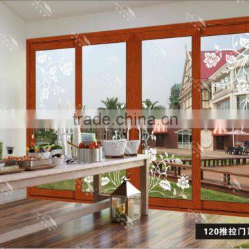 The Latest Residential Design Aluminum Double-layer Glass Sliding Door
