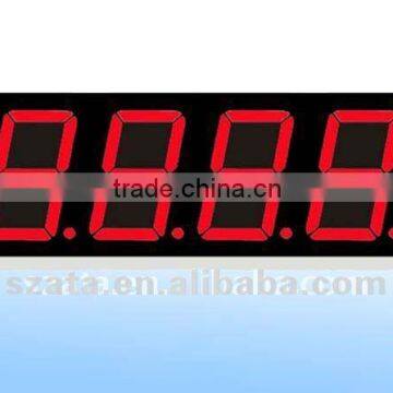 Red 4 digits 7segment LED digital display panel