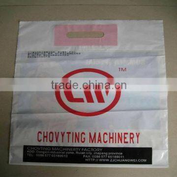 Custom Printed Glue Patch Handle Poly Bag