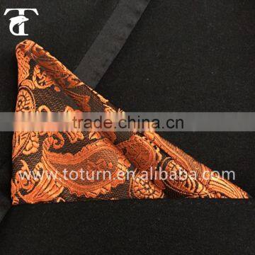 Luxurious custom design Hot selling Cheap 100%silk pocket square