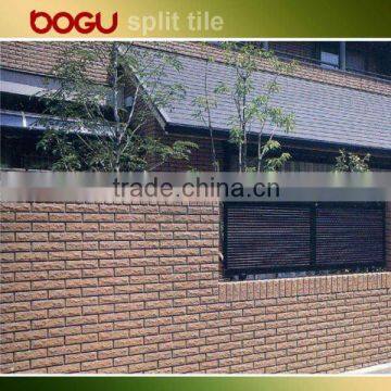 Clay tile samples for exterior wall 60x240mm