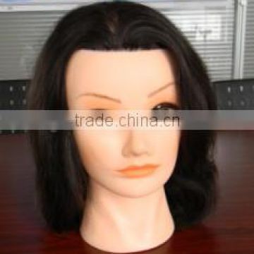 100% Natural human hair mannequin heads, african american mannequin head, cheap human hair mannequin head for hairdresser