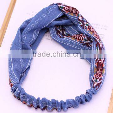 fashion new design floral wire hair elastic band hair band