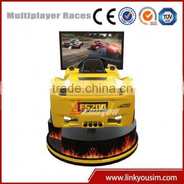 Roller coaster 9dvr game simulator car driving simulator 4d racing car game machine