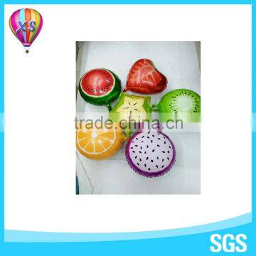 2016 new design for boy and girl helium balloon with fruit shape for party needs and wedding favors