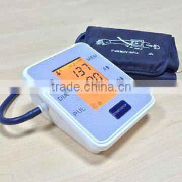 Alarm Memory Arm Blood Pressure BP Monitor Digital Sphygmomanometer Back Light LCD Display